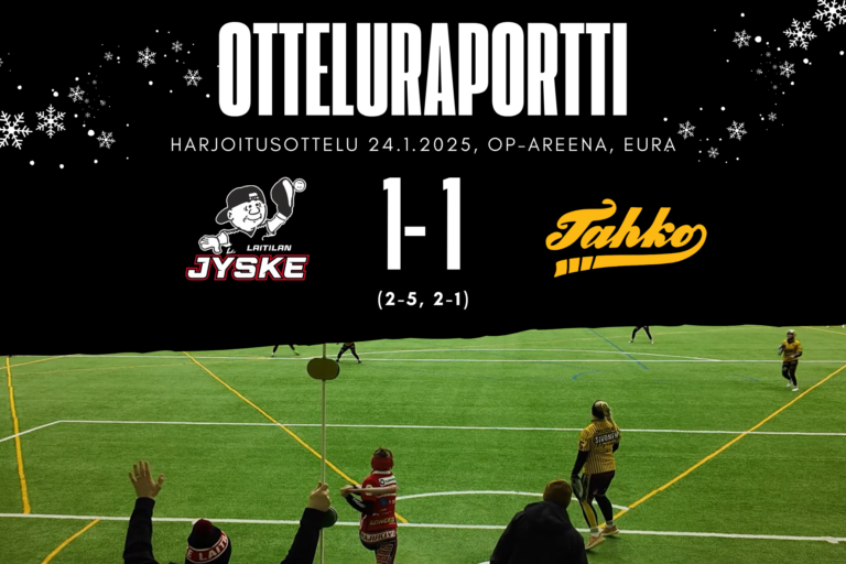 Otteluraportti: Jyske-Tahko 24.1.